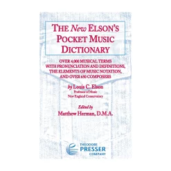 Best Sale 🎁 Carl Fischer Carl Fischer The New Elson's Pocket Music Dictionary 🛒
