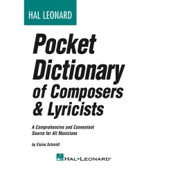 Best Sale ✨ Hal Leonard Hal Leonard Pocket Dictionary Of Composers & Lyricists ????